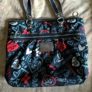 Coach Poppy Tote Rare